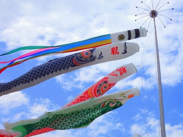 鯉のぼりの画像